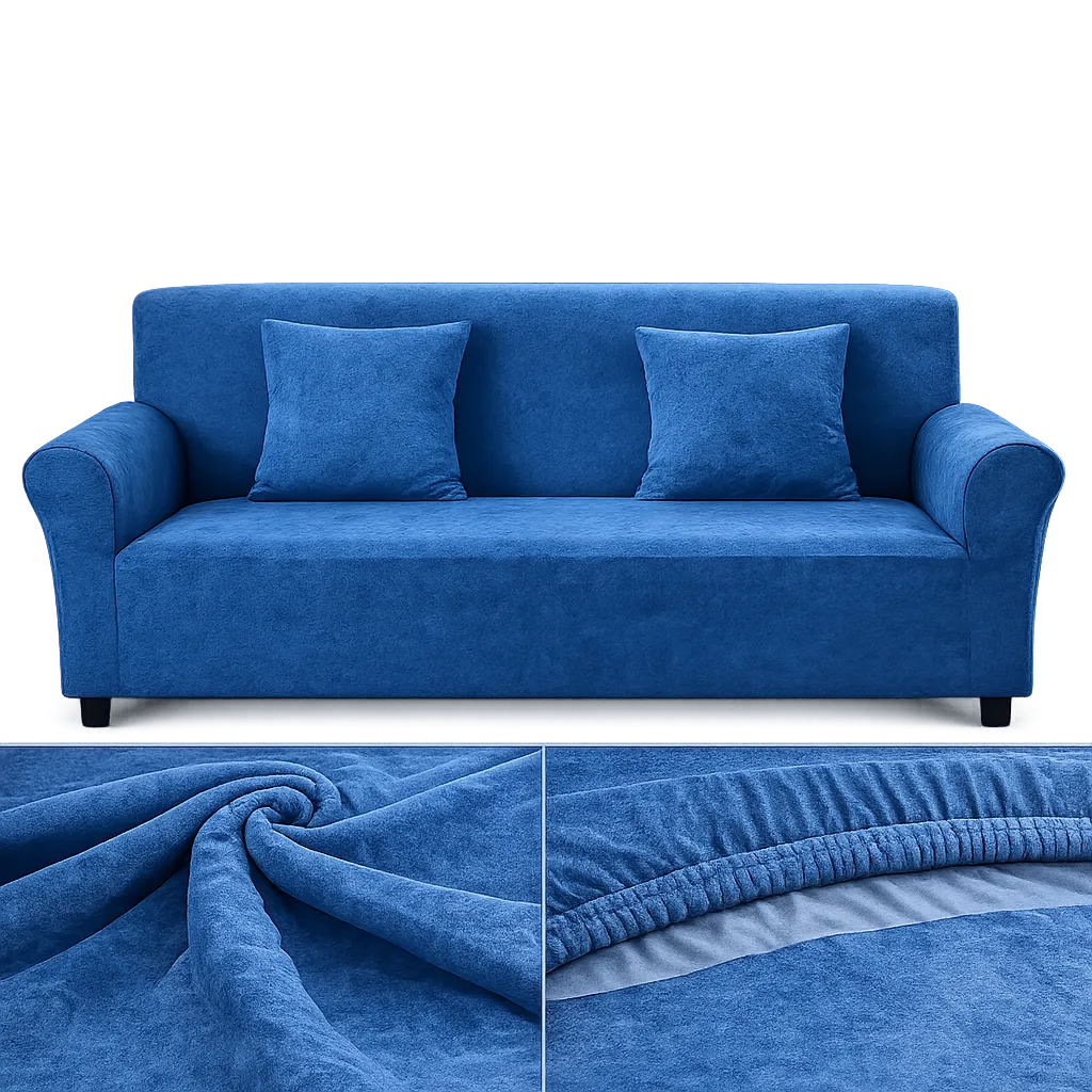 Motif Bleusaint - Housse De Canapé Extensible
