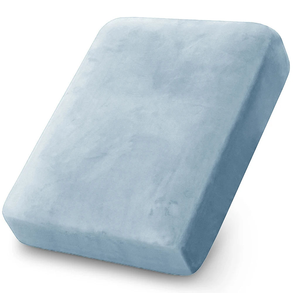 Housse de Coussin Salon de Jardin Extérieur Velours Extensible