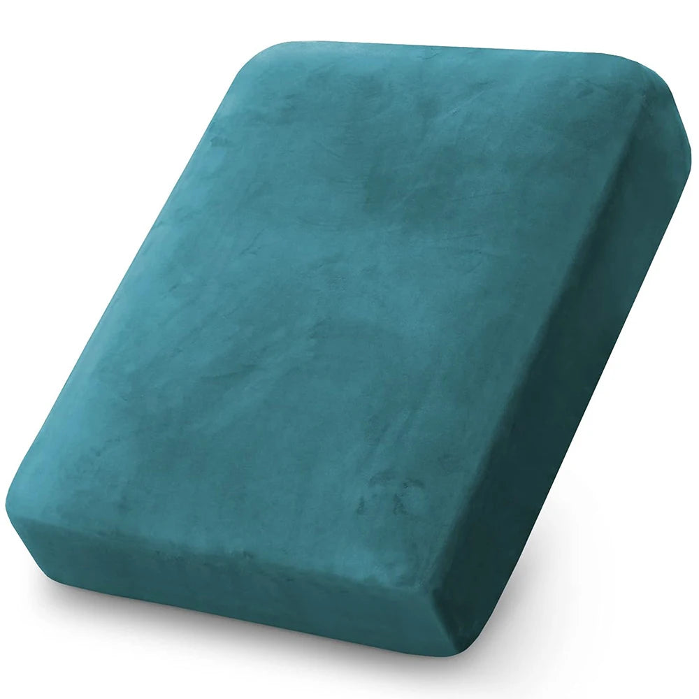 Housse de Coussin Salon de Jardin Extérieur Velours Extensible