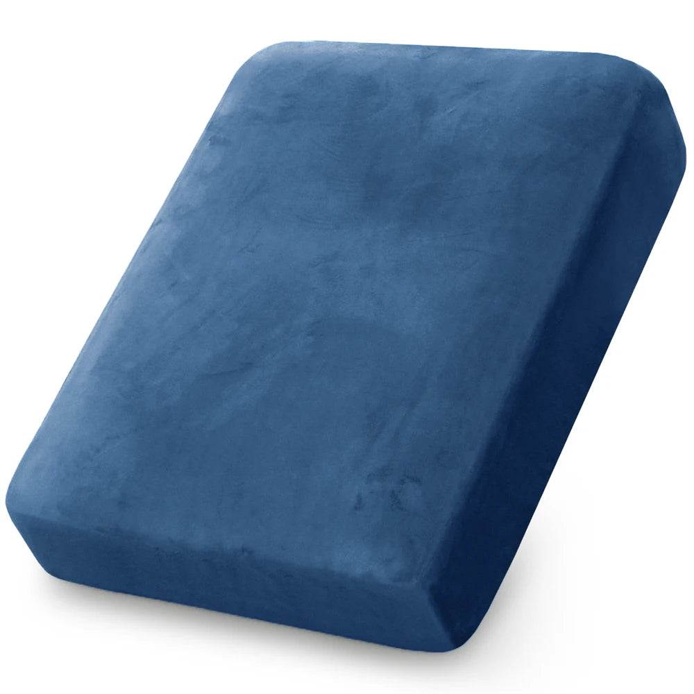 Housse de Coussin Salon de Jardin Extérieur Velours Extensible