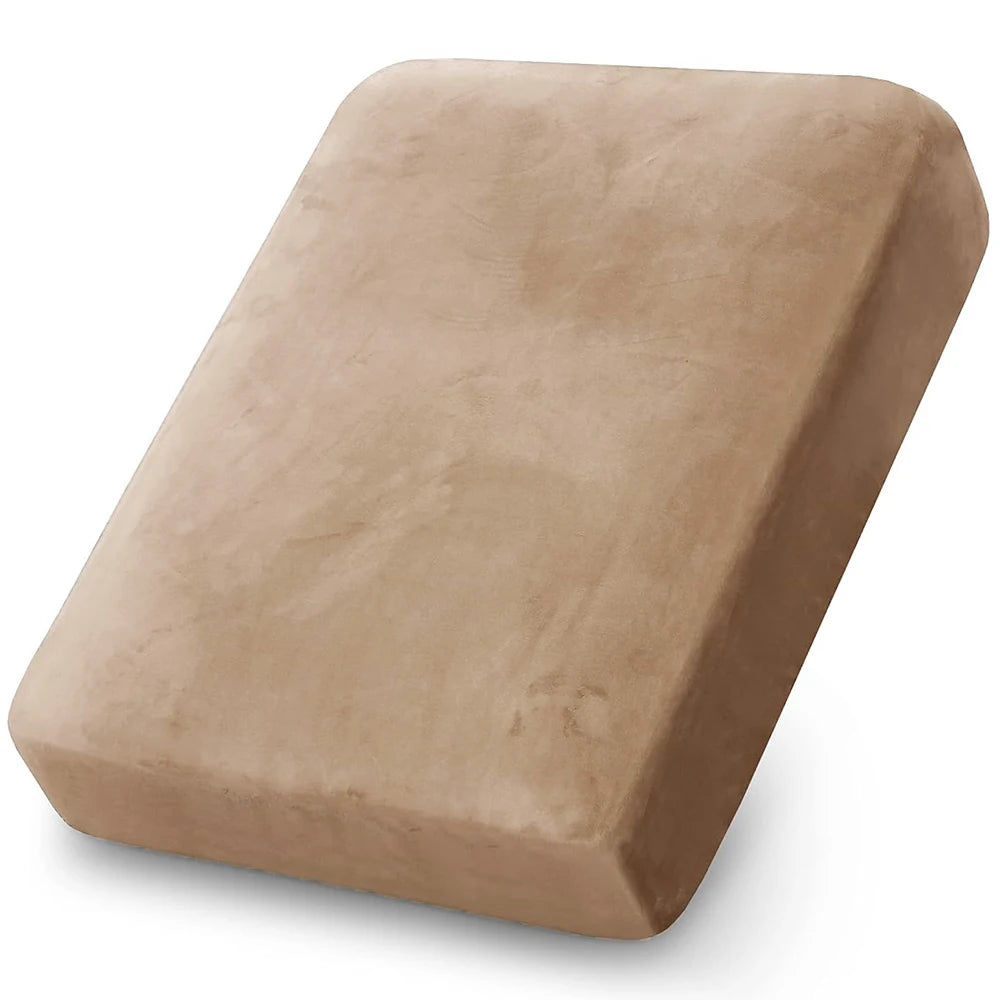 Housse de Coussin Salon de Jardin Extérieur Velours Extensible
