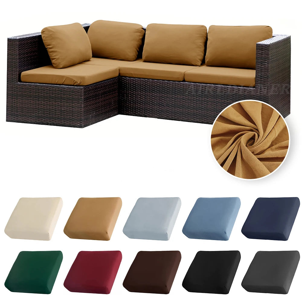Housse de Coussin Classique Extensible | Salon de Jardin Extérieur & Intérieur