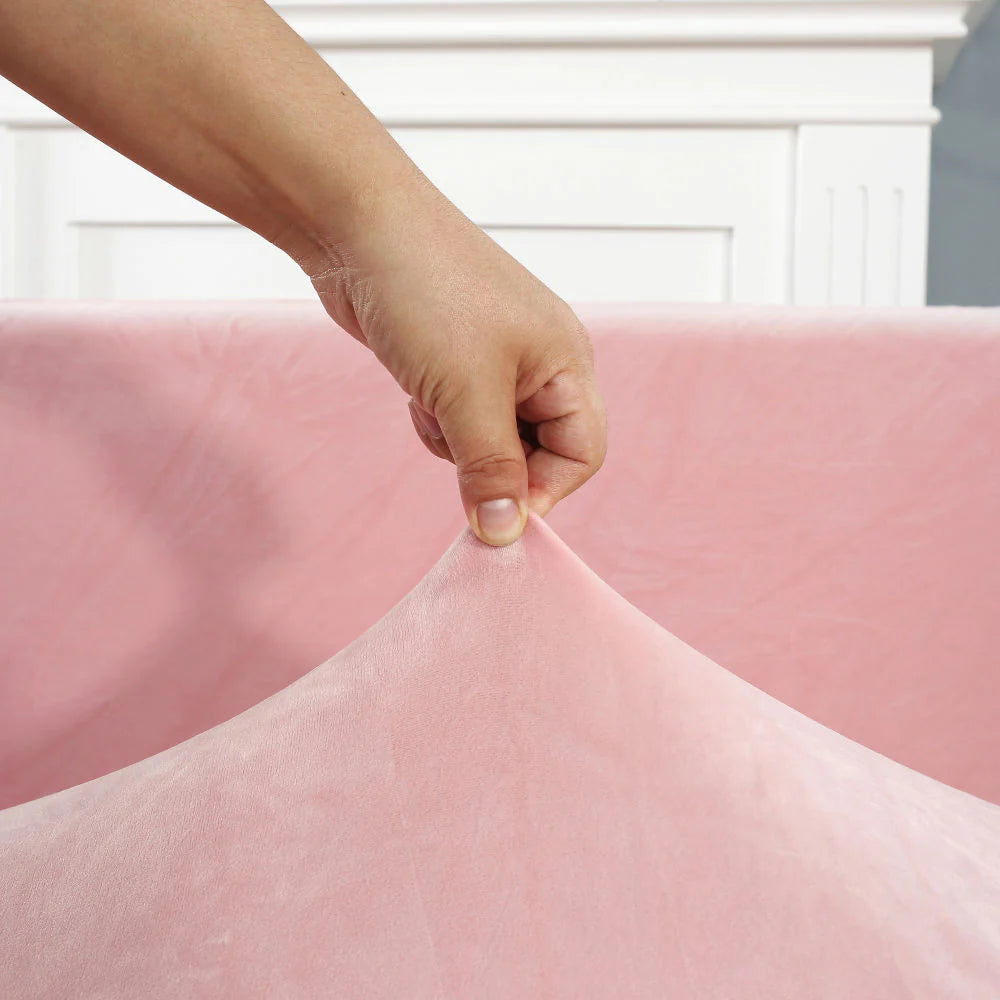 housse-de-canape-dangle-en-velours-rose – La Maison de la Housse
