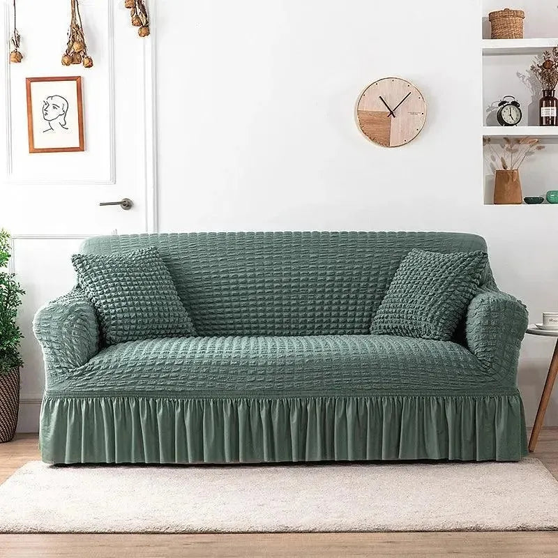 housse-de-canape-en-microfibre-style-jupe-bleu-cyan – La Maison de la Housse
