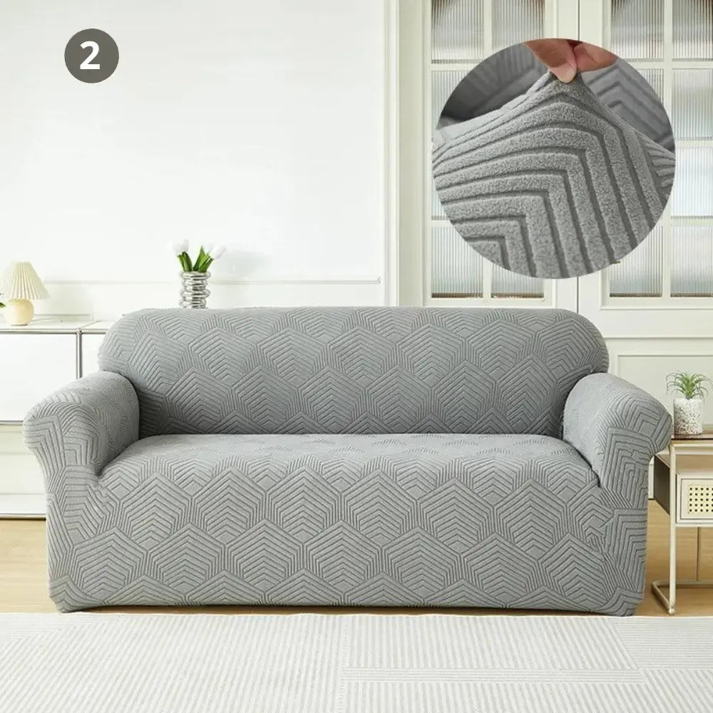 housse-de-canape-jacquard-gris – La Maison de la Housse