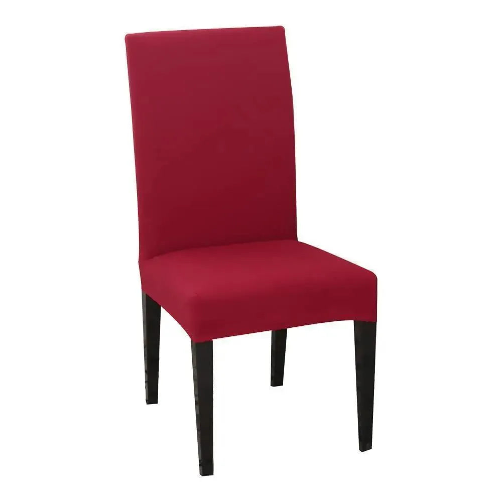 housse-de-chaise-classique-extensible-rouge – La Maison de la Housse