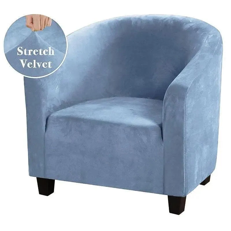 housse-de-fauteuil-club-velours-bleu-ciel – La Maison de la Housse
