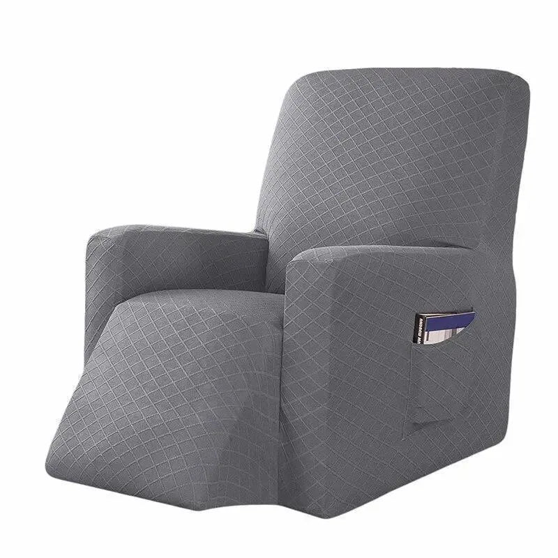 housse-de-fauteuil-inclinable-gris-clair-extensible – La Maison de la Housse