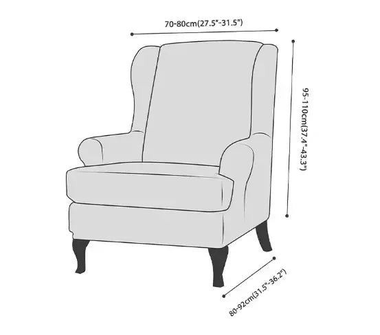 housse-de-fauteuil-inclinable-noir-extensible – La Maison de la Housse