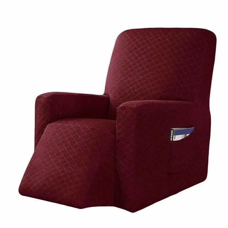 housse-de-fauteuil-inclinable-rouge-extensible – La Maison de la Housse