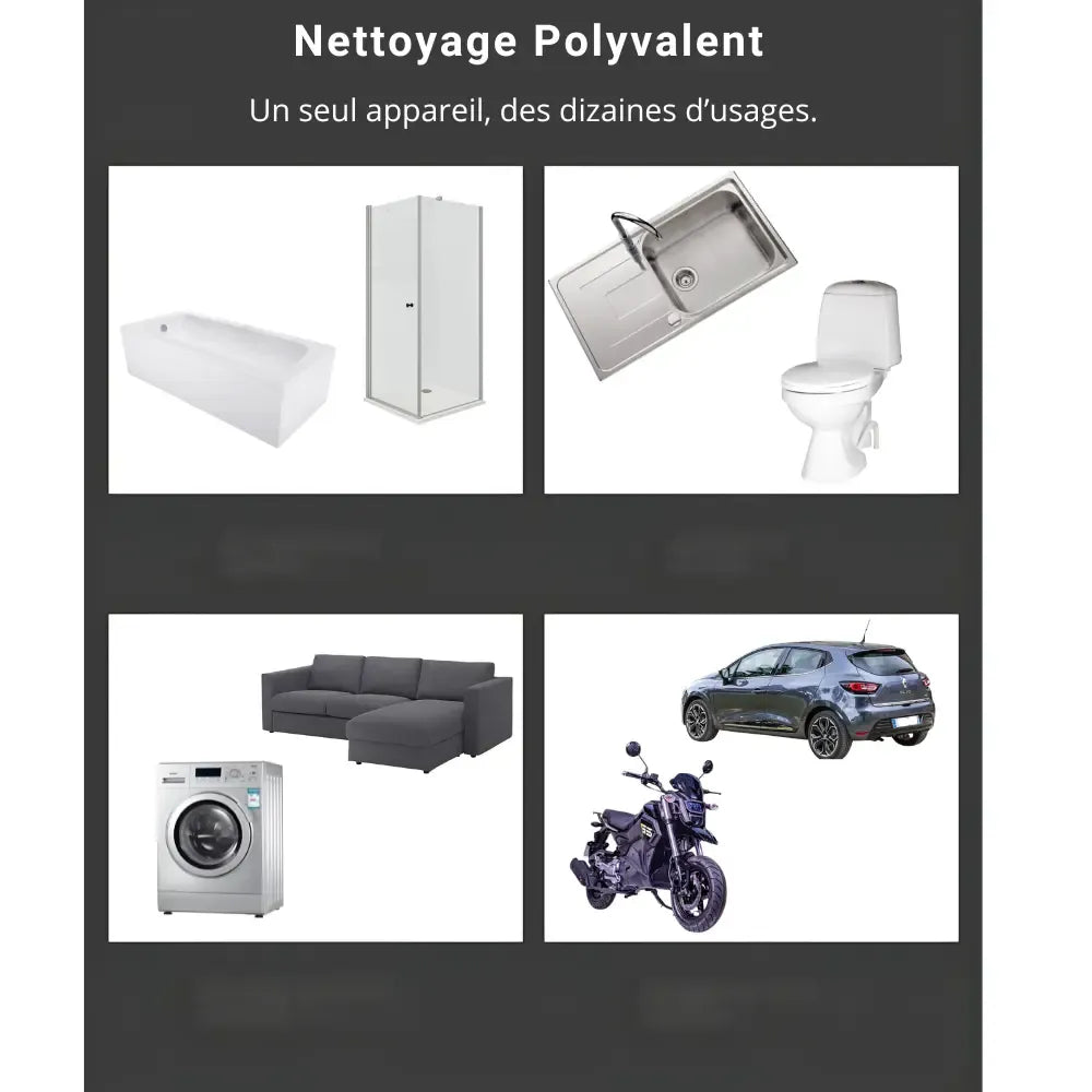 nettoyeur-a-vapeur-portatif-haute-temperature-et-pression – La Maison de la Housse