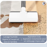 Aspirateur Laveur Balai Sans Fil pour Tous les Sols