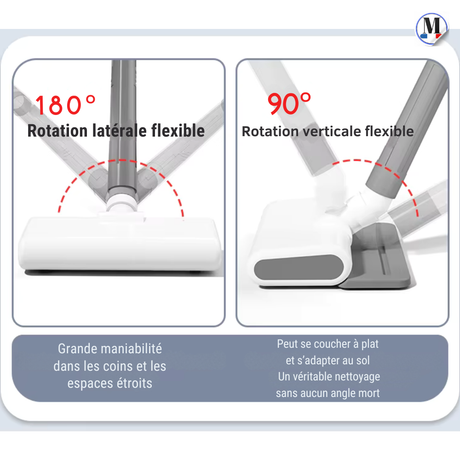Aspirateur Laveur Balai Sans Fil pour Tous les Sols