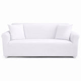 Blanc Housse de Canape Extensible