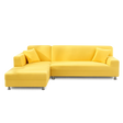 Jaune - Housse de Canapé d’Angle Extensible