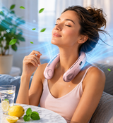 Ventilateur de Cou Portable – Mini Refroidisseur USB Mobile