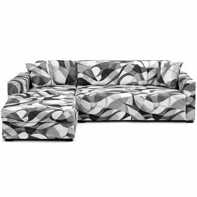 Motif Cheira - Housse de Canapé d’Angle Extensible