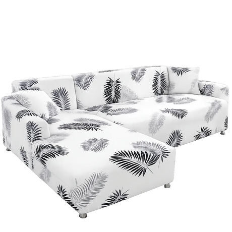 Motif Ciliata - Housse de Canapé d’Angle Extensible