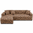 Motif Léopard - Housse de Canapé d’Angle Extensible