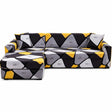 Motif Papavéracées - Housse de Canapé d’Angle Extensible