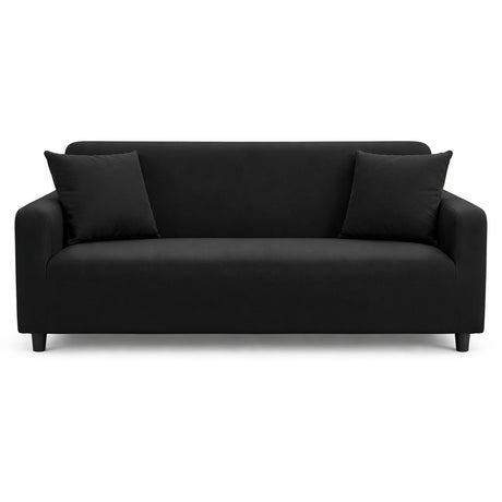 Noir - Housse de Canapé Extensible