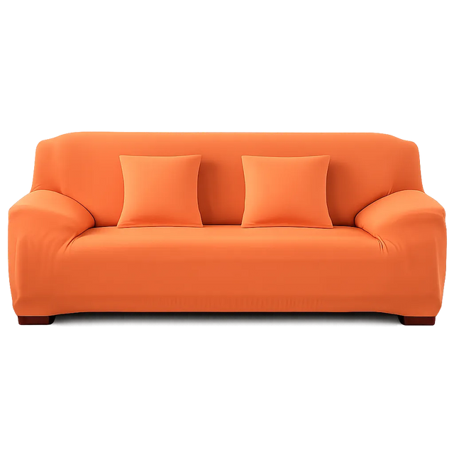Orange - Housse de Canapé Extensible