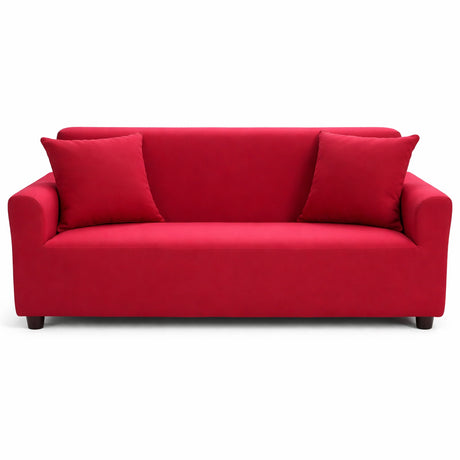 Housse de Canape Extensible rouge