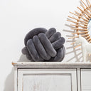 1 Coussin Boule Nœud Design – Décoratif Moderne en Velours