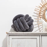 1 Coussin Boule Nœud Design – Décoratif Moderne en Velours
