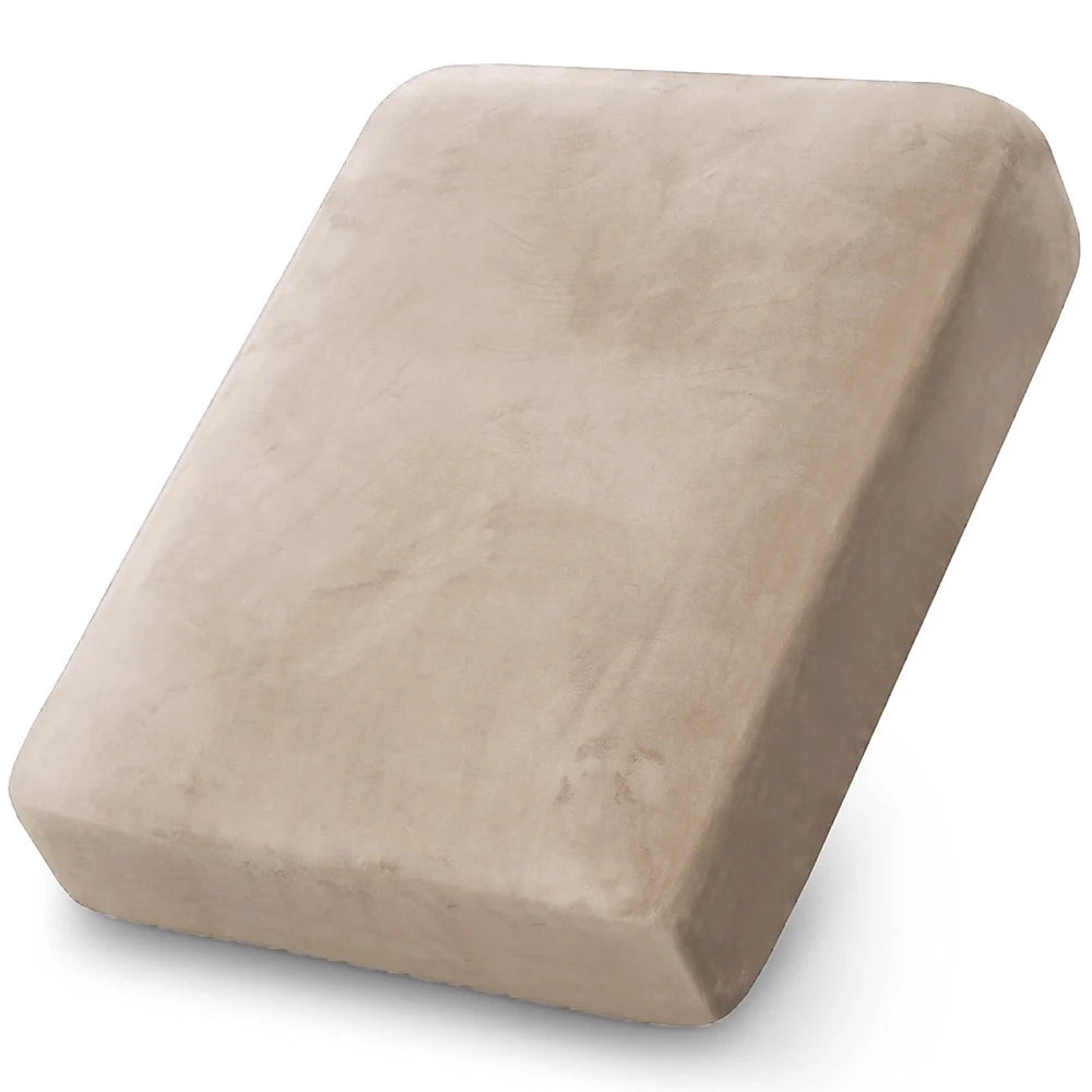 Housse de Coussin Salon de Jardin Extérieur Velours Extensible