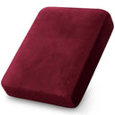 Housse de Coussin Salon de Jardin Extérieur Velours Extensible