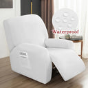 Housse de Fauteuil Relax Inclinable Couleur Unie Waterproof