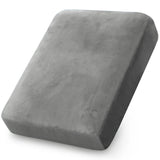 Housse de Coussin Salon de Jardin Extérieur Velours Extensible