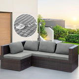 Housse de Coussin salon de jardin Extérieur Imperméable Microfibre