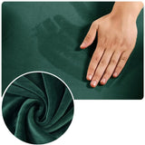 Housse de Coussin Salon de Jardin Extérieur Velours Extensible