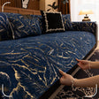 Protège Canapé Chenille Élégance – Douceur Luxe & Maintien Parfait bleu