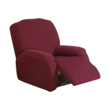 Housse de fauteuil & canapé relax inclinable – couleurs unies