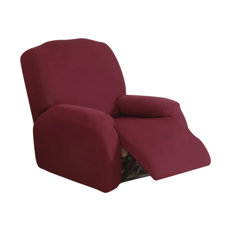 Housse de fauteuil & canapé relax inclinable – couleurs unies