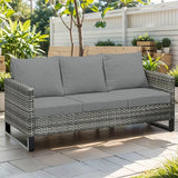 Housse de Coussin salon de jardin Extérieur Imperméable Microfibre