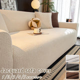 Housse de canapé extensible en Jacquard antidérapante