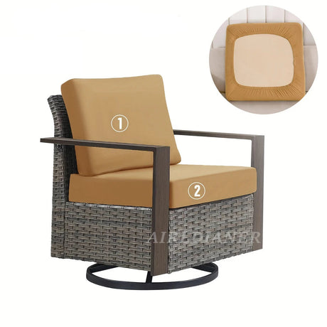 Housse de Coussin Classique Extensible | Salon de Jardin Extérieur & Intérieur