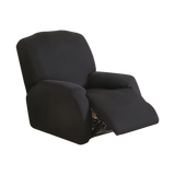 Housse de fauteuil & canapé relax inclinable – couleurs unies