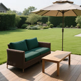 Housse de Coussin Salon de Jardin Extérieur Velours Extensible