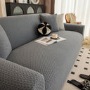 Housse de Canapé Extensible Jacquard Perle