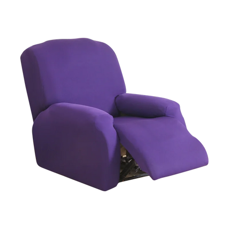 Housse de fauteuil & canapé relax inclinable – couleurs unies