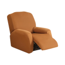Housse de fauteuil & canapé relax inclinable – couleurs unies