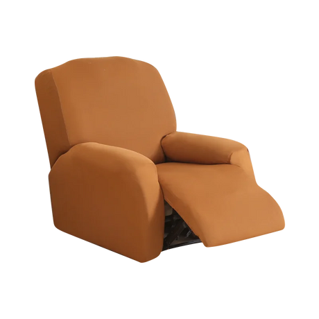 Housse de fauteuil & canapé relax inclinable – couleurs unies