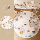 Tapis Rond Cartoon Animaux