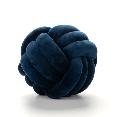 1 Coussin Boule Nœud Design – Décoratif Moderne en Velours