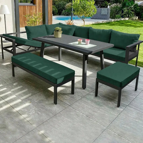 Housse de Coussin Salon de Jardin Extérieur Velours Extensible